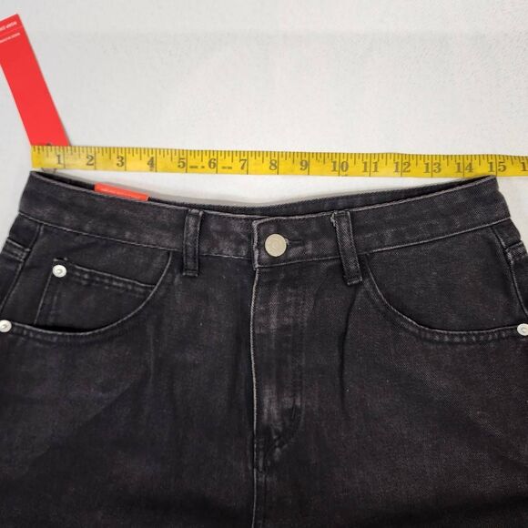 JEANS.COM Women’s Black Wide Leg Jeans Size 12 NWT Workwear Style $98 MSRP - Picture 3 of 9